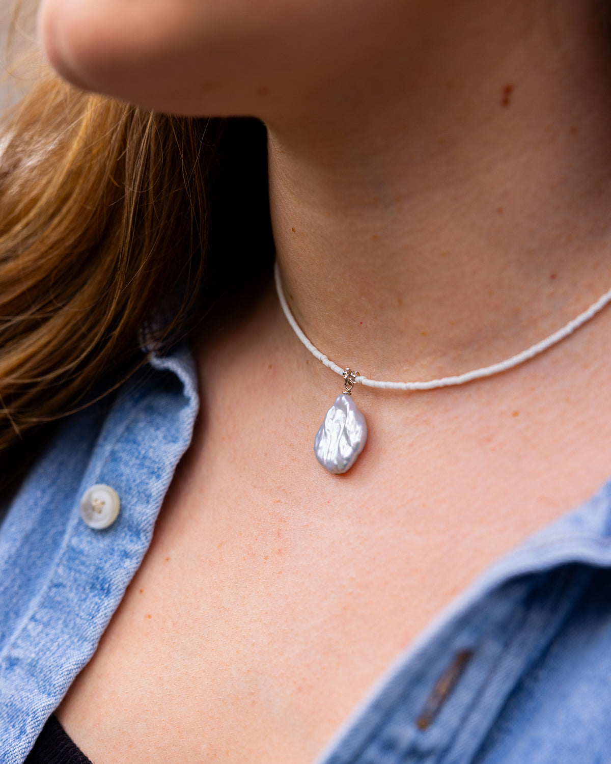 Pearl Coin Necklace