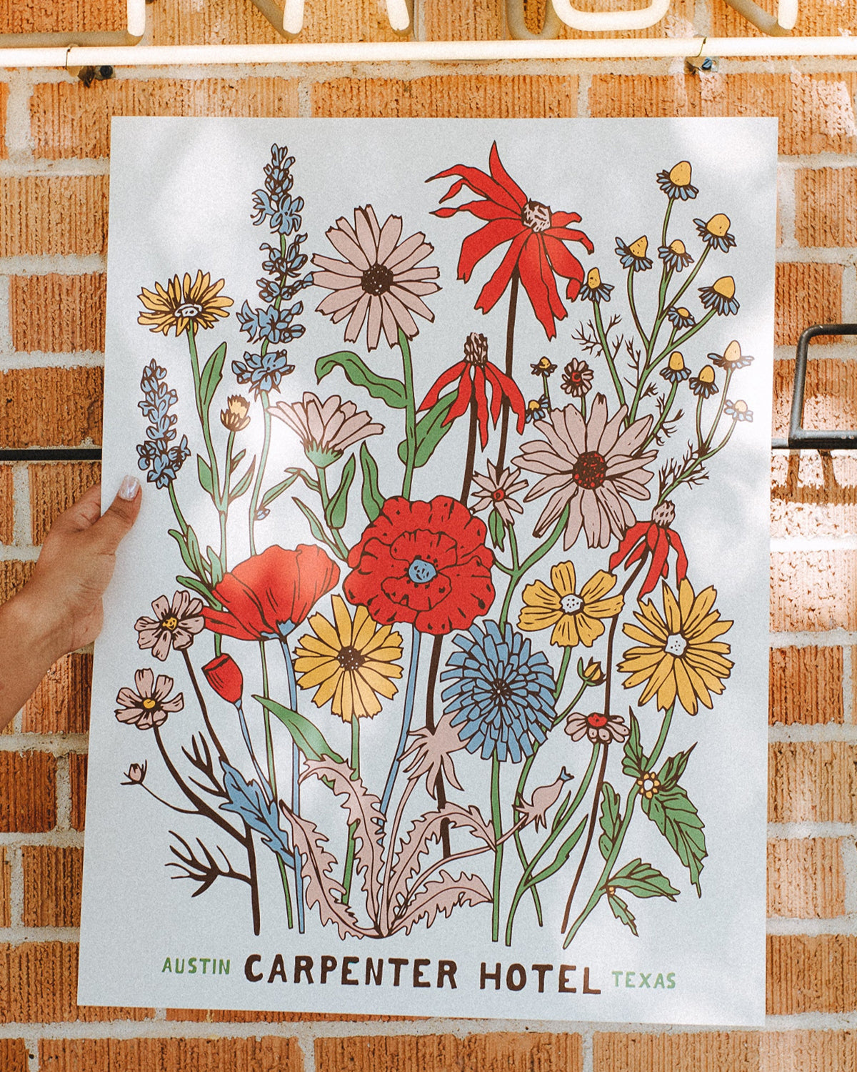 Carpenter Hotel Wildflower Poster – Carpenter Hotel Shop