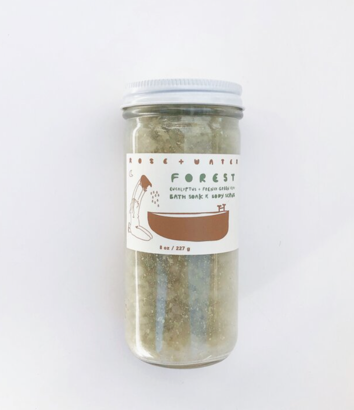 Rose+Water Mineral Bath Salts & Body Scrub