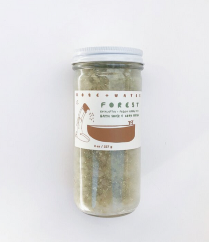 Rose+Water Mineral Bath Salts & Body Scrub